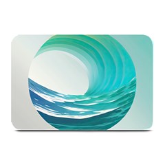 Tsunami Tidal Wave Wave Minimalist Ocean Sea 2 Plate Mats by Pakemis