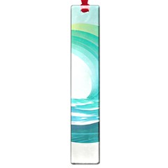 Tsunami Tidal Wave Wave Minimalist Ocean Sea 2 Large Book Marks by Pakemis