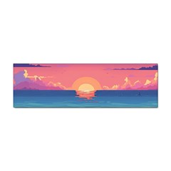 Sunset Ocean Beach Water Tropical Island Vacation 2 Sticker Bumper (10 Pack) by Pakemis