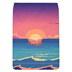 Sunset Ocean Beach Water Tropical Island Vacation 2 Removable Flap Cover (s) by Pakemis