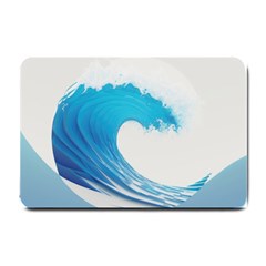 Wave Tsunami Tidal Wave Ocean Sea Water Small Doormat by Pakemis