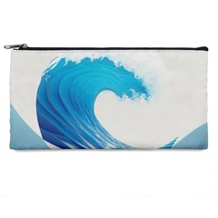 Wave Tsunami Tidal Wave Ocean Sea Water Pencil Case by Pakemis