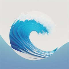 Wave Tsunami Tidal Wave Ocean Sea Water Play Mat (square) by Pakemis