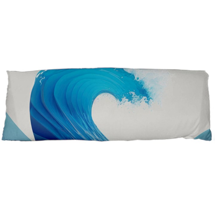 Wave Tsunami Tidal Wave Ocean Sea Water Body Pillow Case (Dakimakura)