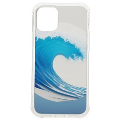 Wave Tsunami Tidal Wave Ocean Sea Water Iphone 12 Mini Tpu Uv Print Case	 by Pakemis