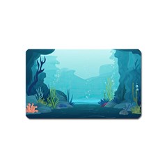 Intro Youtube Background Wallpaper Aquatic Water 2 Magnet (name Card) by Pakemis