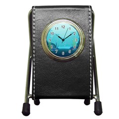 Intro Youtube Background Wallpaper Aquatic Water 2 Pen Holder Desk Clock by Pakemis