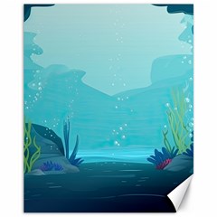 Intro Youtube Background Wallpaper Aquatic Water 2 Canvas 11  X 14 