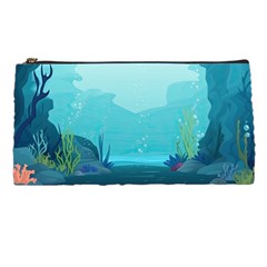 Intro Youtube Background Wallpaper Aquatic Water 2 Pencil Case by Pakemis