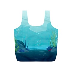 Intro Youtube Background Wallpaper Aquatic Water 2 Full Print Recycle Bag (s) by Pakemis