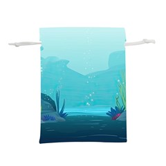 Intro Youtube Background Wallpaper Aquatic Water 2 Lightweight Drawstring Pouch (l) by Pakemis