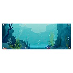 Intro Youtube Background Wallpaper Aquatic Water 2 Banner And Sign 8  X 3  by Pakemis