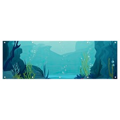 Intro Youtube Background Wallpaper Aquatic Water 2 Banner And Sign 12  X 4  by Pakemis