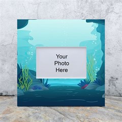 Intro Youtube Background Wallpaper Aquatic Water 2 White Box Photo Frame 4  X 6  by Pakemis