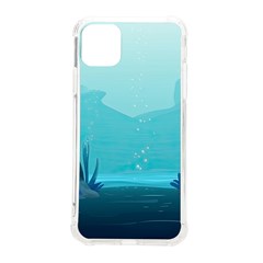 Intro Youtube Background Wallpaper Aquatic Water 2 Iphone 11 Pro Max 6 5 Inch Tpu Uv Print Case by Pakemis