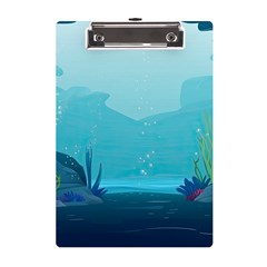 Intro Youtube Background Wallpaper Aquatic Water 2 A5 Acrylic Clipboard by Pakemis