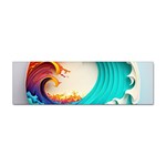 Tsunami Tidal Wave Wave Minimalist Ocean Sea 3 Sticker Bumper (10 pack) Front