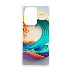 Tsunami Tidal Wave Wave Minimalist Ocean Sea 3 Samsung Galaxy S20 Ultra 6 9 Inch Tpu Uv Case by Pakemis