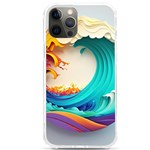 Tsunami Tidal Wave Wave Minimalist Ocean Sea 3 iPhone 12 Pro max TPU UV Print Case Front