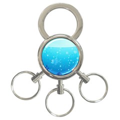 Ai Generated Ocean Sea Fish Aquatic Water Nature 3-ring Key Chain by Pakemis