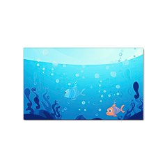 Ai Generated Ocean Sea Fish Aquatic Water Nature Sticker (rectangular) by Pakemis