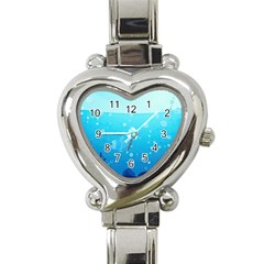 Ai Generated Ocean Sea Fish Aquatic Water Nature Heart Italian Charm Watch by Pakemis