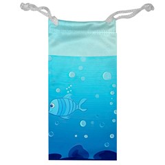 Ai Generated Ocean Sea Fish Aquatic Water Nature Jewelry Bag by Pakemis