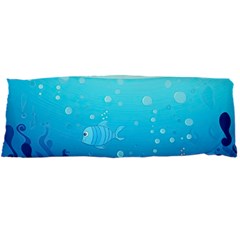 Ai Generated Ocean Sea Fish Aquatic Water Nature Body Pillow Case Dakimakura (two Sides) by Pakemis