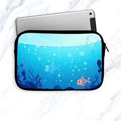 Ai Generated Ocean Sea Fish Aquatic Water Nature Apple Ipad Mini Zipper Cases by Pakemis