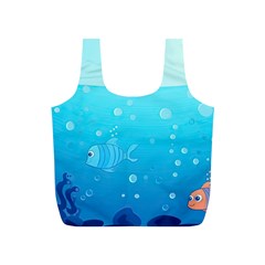 Ai Generated Ocean Sea Fish Aquatic Water Nature Full Print Recycle Bag (s) by Pakemis