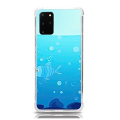 Ai Generated Ocean Sea Fish Aquatic Water Nature Samsung Galaxy S20plus 6 7 Inch Tpu Uv Case by Pakemis