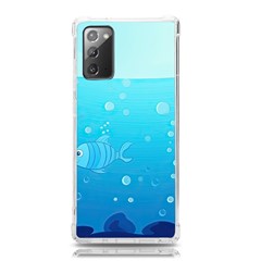 Ai Generated Ocean Sea Fish Aquatic Water Nature Samsung Galaxy Note 20 Tpu Uv Case by Pakemis