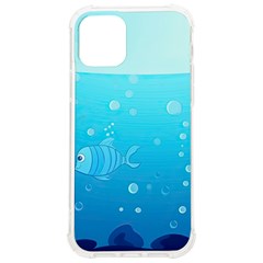 Ai Generated Ocean Sea Fish Aquatic Water Nature Iphone 12/12 Pro Tpu Uv Print Case by Pakemis