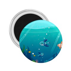 Ai Generated Ocean Sea Fish Aquatic Water Nature 2 2 25  Magnets by Pakemis