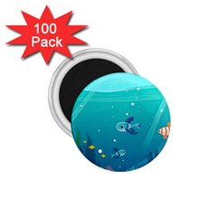 Ai Generated Ocean Sea Fish Aquatic Water Nature 2 1 75  Magnets (100 Pack)  by Pakemis