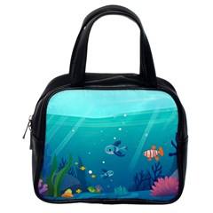 Ai Generated Ocean Sea Fish Aquatic Water Nature 2 Classic Handbag (one Side) by Pakemis