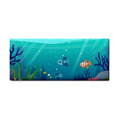 Ai Generated Ocean Sea Fish Aquatic Water Nature 2 Hand Towel by Pakemis