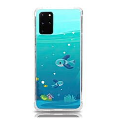 Ai Generated Ocean Sea Fish Aquatic Water Nature 2 Samsung Galaxy S20plus 6 7 Inch Tpu Uv Case by Pakemis