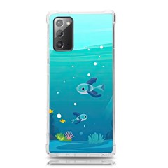 Ai Generated Ocean Sea Fish Aquatic Water Nature 2 Samsung Galaxy Note 20 Tpu Uv Case by Pakemis