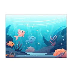 Ai Generated Ocean Sea Fish Aquatic Water Nature 4 Sticker A4 (100 Pack) by Pakemis