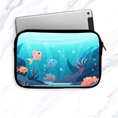 Ai Generated Ocean Sea Fish Aquatic Water Nature 4 Apple Ipad Mini Zipper Cases by Pakemis