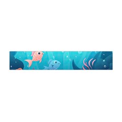 Ai Generated Ocean Sea Fish Aquatic Water Nature 4 Premium Plush Fleece Scarf (mini) by Pakemis