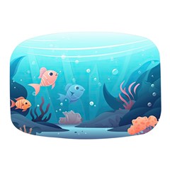 Ai Generated Ocean Sea Fish Aquatic Water Nature 4 Mini Square Pill Box by Pakemis