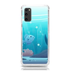 Ai Generated Ocean Sea Fish Aquatic Water Nature 4 Samsung Galaxy S20 6 2 Inch Tpu Uv Case by Pakemis