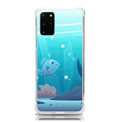 Ai Generated Ocean Sea Fish Aquatic Water Nature 4 Samsung Galaxy S20plus 6 7 Inch Tpu Uv Case by Pakemis