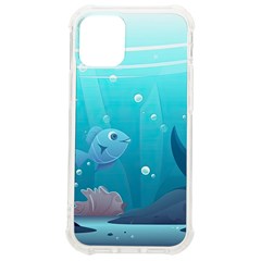 Ai Generated Ocean Sea Fish Aquatic Water Nature 4 Iphone 12 Mini Tpu Uv Print Case	 by Pakemis