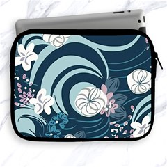 Flowers Pattern Floral Ocean Abstract Digital Art Apple Ipad 2/3/4 Zipper Cases by Pakemis