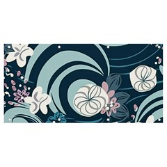 Flowers Pattern Floral Ocean Abstract Digital Art Banner And Sign 8  X 4  by Pakemis