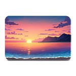 Sunset Ocean Beach Water Tropical Island Vacation 3 Plate Mats 18 x12  Plate Mat