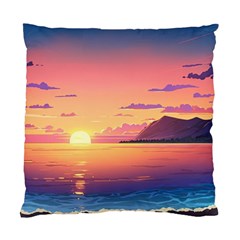 Sunset Ocean Beach Water Tropical Island Vacation 3 Standard Cushion Case (one Side) by Pakemis